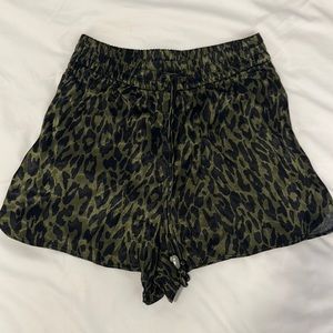 NWT zara cheetah print matching set